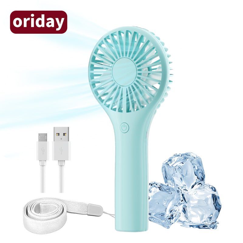 oriday Taşınabilir fan 2000mAh pil, uzun süre dayanıklı, sessiz, güçlü hava akışı, taşınabilir, kompakt, yurt, ofis, ev kullanımı