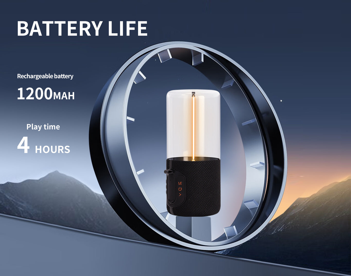Bluetooth-колонка Oriday с магнитной левитирующей атмосферной лампой – музыкальная настольная лампа, уличная акустика, украшение для стола, подарок на день рождения, качественный восточный продукт