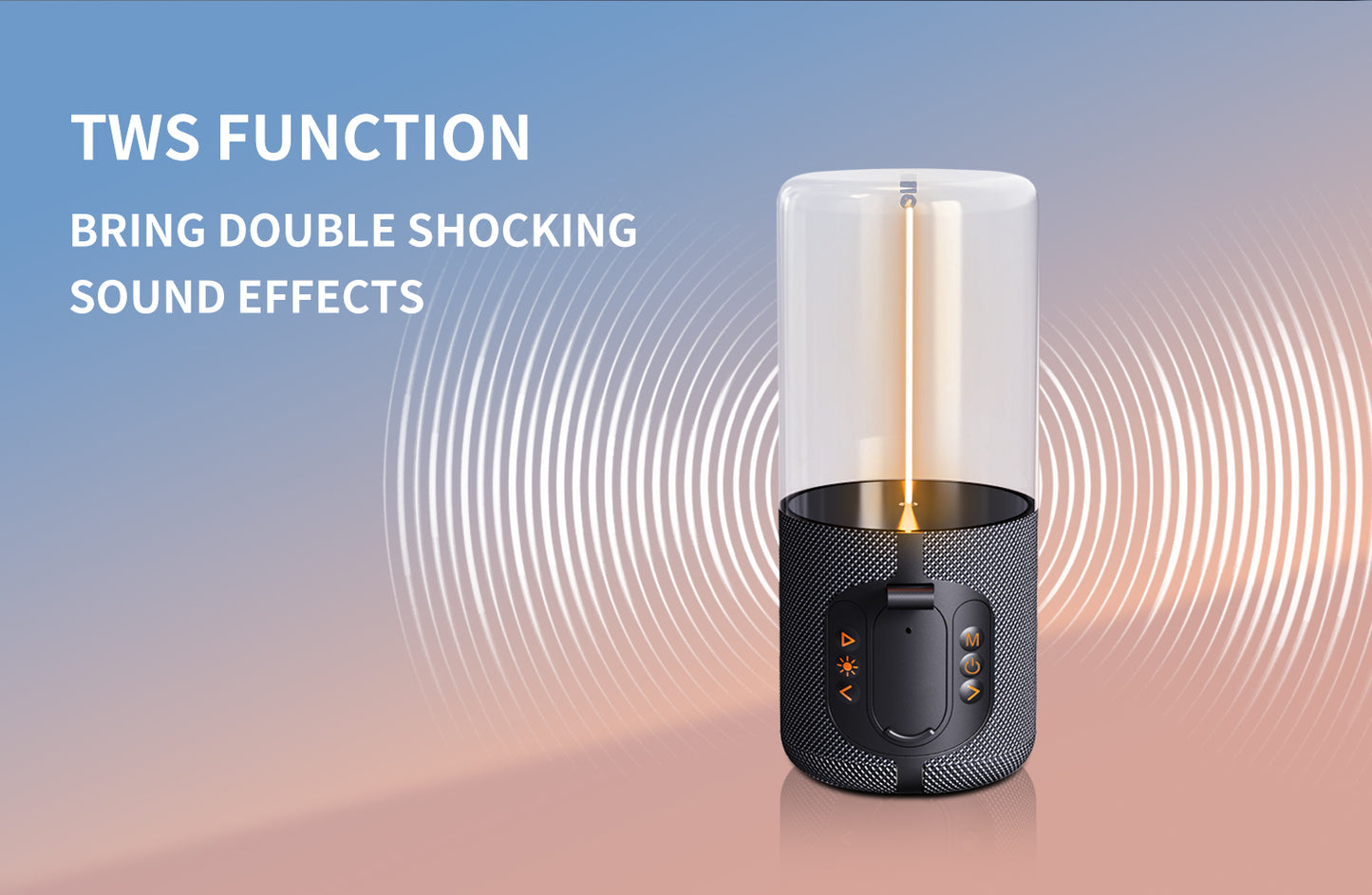 Bluetooth-колонка Oriday с магнитной левитирующей атмосферной лампой – музыкальная настольная лампа, уличная акустика, украшение для стола, подарок на день рождения, качественный восточный продукт