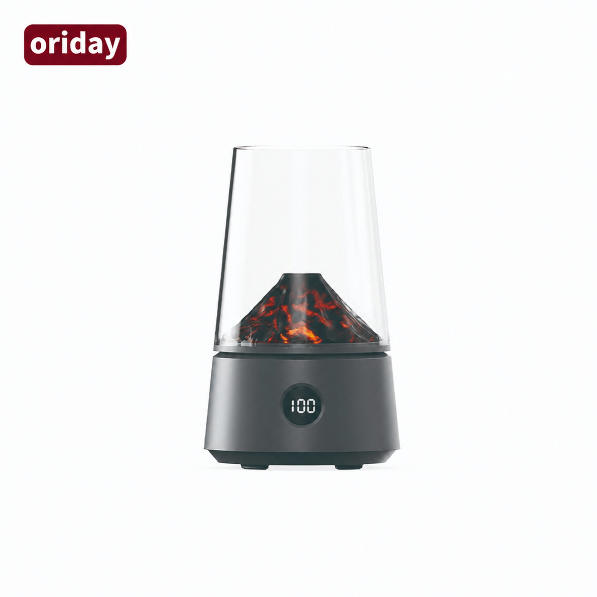 oriday 火山造型香薰機|170mL水箱・暖光氛圍燈・雙模式噴霧|睡房客廳辦公室適用