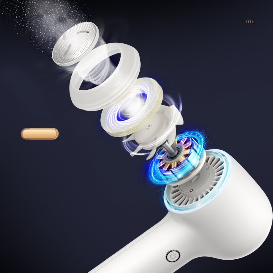 Oriday 電動修腳器|全自動刮腳皮・粗麪去死皮磨腳神器・吸塵可水洗・便攜家用足部護理工具