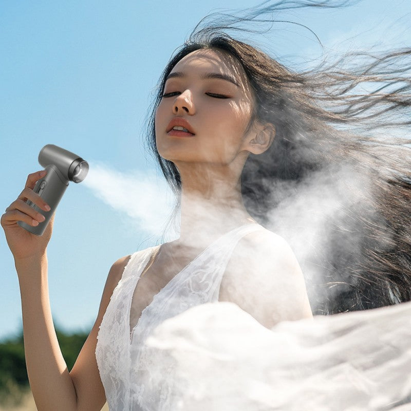 Nuevo modelo 2025: ventilador turbo de alta velocidad con carga USB, secador de pelo mini portátil, inflador, aspiradora y soplador de fuego, ideal para el hogar, camping y viajes. De Oriental Prime.