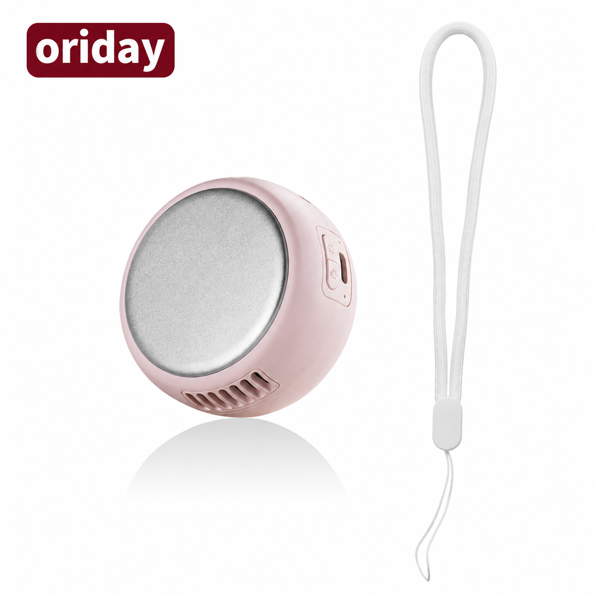 oriday 冷熱敷儀|冷敷及三檔熱敷・紅綠藍狀態燈・USB-C充電|白色/粉色
