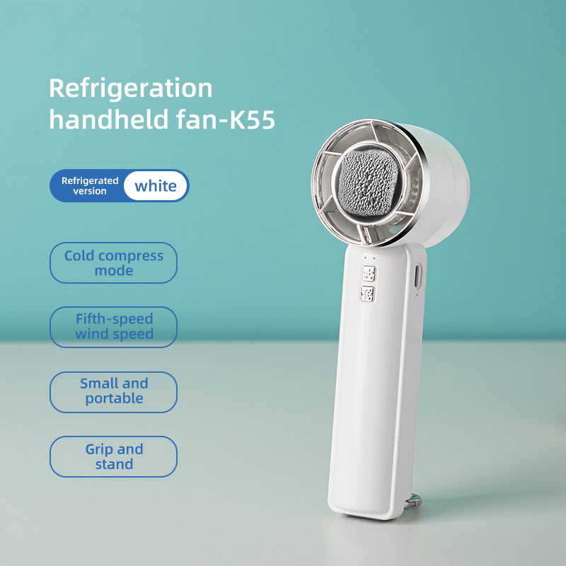 Ventilateur de refroidissement portable à main Oriday, turbo ultra-haute vitesse avec puissance de vent élevée, sans balai, rechargeable via USB — idéal pour l'extérieur, la maison, le bureau, le bureau ou les dortoirs étudiants. Marque Oriday