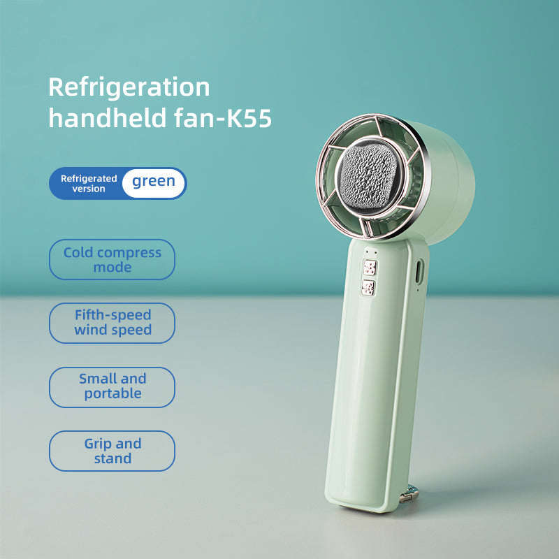 Ventilateur de refroidissement portable à main Oriday, turbo ultra-haute vitesse avec puissance de vent élevée, sans balai, rechargeable via USB — idéal pour l'extérieur, la maison, le bureau, le bureau ou les dortoirs étudiants. Marque Oriday