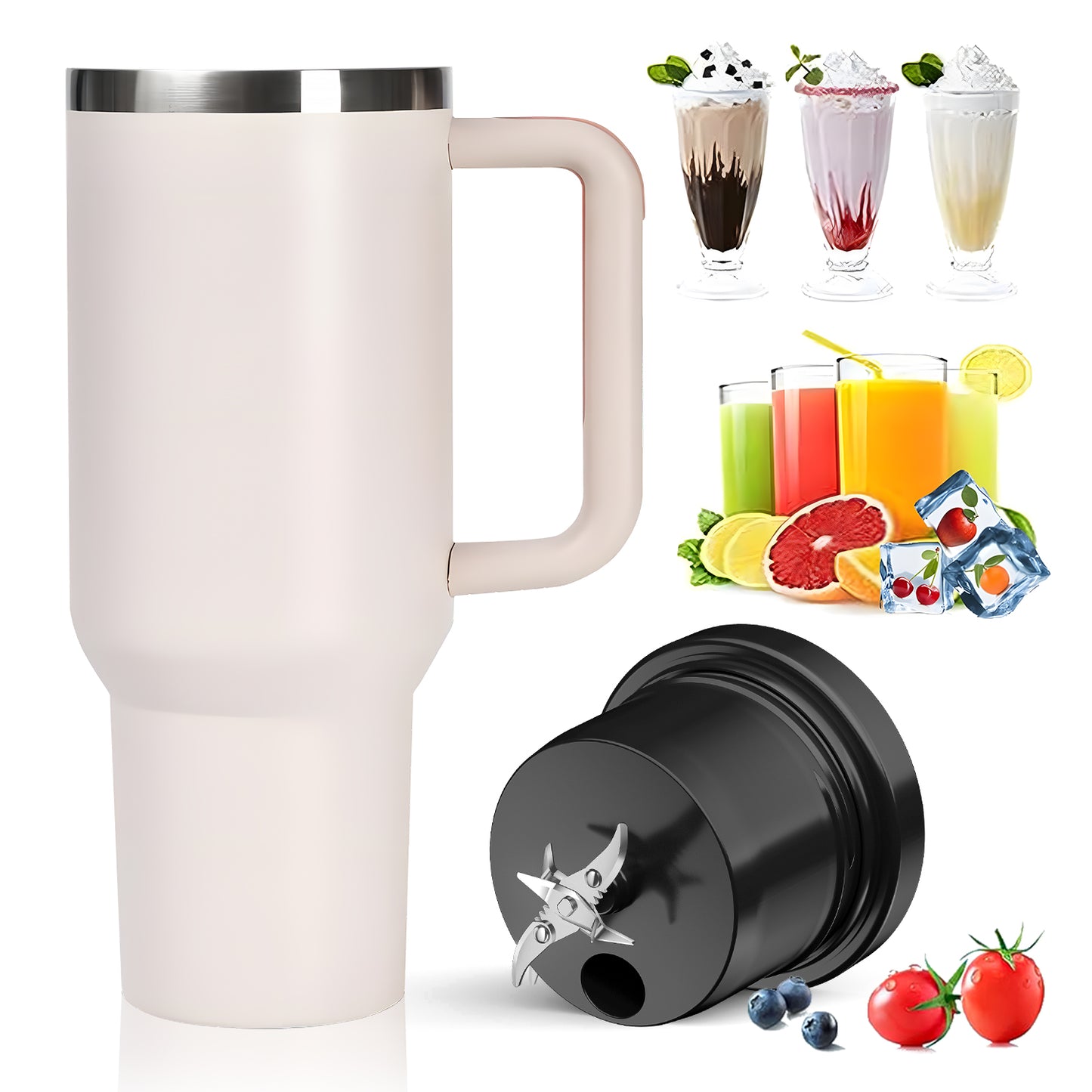 Taza de jugo oriday de gran capacidad, puede triturar hielo, licuadora eléctrica portátil multifuncional, taza Dondong, jugo fresco sin cables para llevar, uso en exteriores y en casa, buen producto oriental