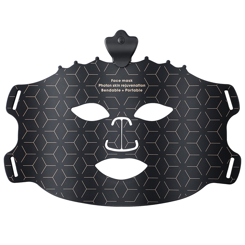 Oriday Krona 7-Färgs Mask | 7-Färgers LED-Ljusbehandling för Hudföryngring | Blått Ljus för Oljekontroll | Rött Ljus för Anti-Aging | Gult Ljus för Hudupplysning | Livsmedelsklassad Silikon för Hudkontakt | Hudvårdsapparat för Hemanvändning