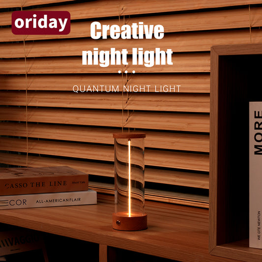oriday magnetic levitating night light for home use, wireless, ideal for sleep, bedside, bedroom or gaming room, creative and minimalist ambient lighting by Oriday.