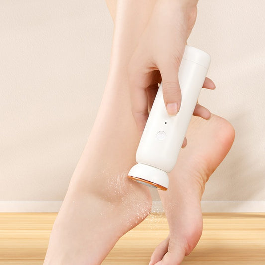 oriday 電動フットグラインダー、角質除去用、強力な研磨ヘッド、全身洗浄可能、無線ポータブルフットケアデバイス