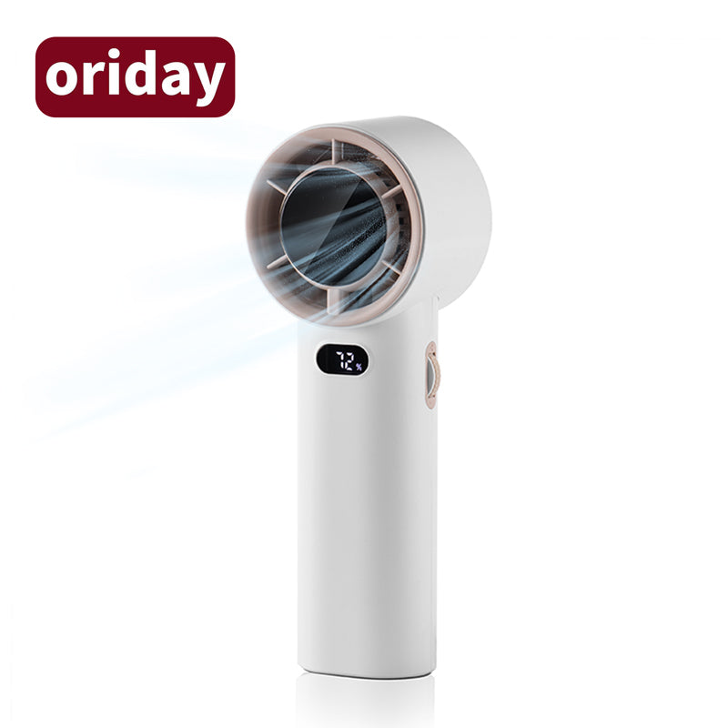 oriday 高速ハンドヘルドファン 100段階、超静音、冷却、大容量、長持ち、耐久性、強力、持ち運び可能、家庭用、デスク用、学生寮、オフィス、旅行用、東方製品