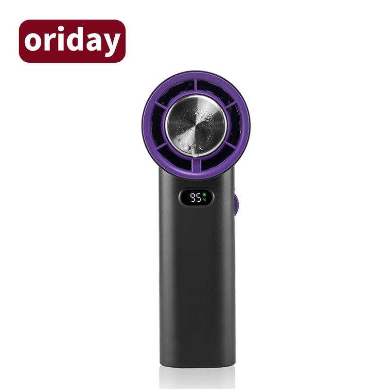 oriday 高速冷却ハンドヘルドファン 半導体冷却 静音 ポータブル 充電式 高品質 ワイヤレス 家庭用 デスク 宿舎 オフィス 旅行用