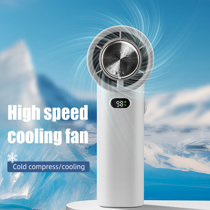 oriday 高速冷却ハンドヘルドファン 半導体冷却 静音 ポータブル 充電式 高品質 ワイヤレス 家庭用 デスク 宿舎 オフィス 旅行用