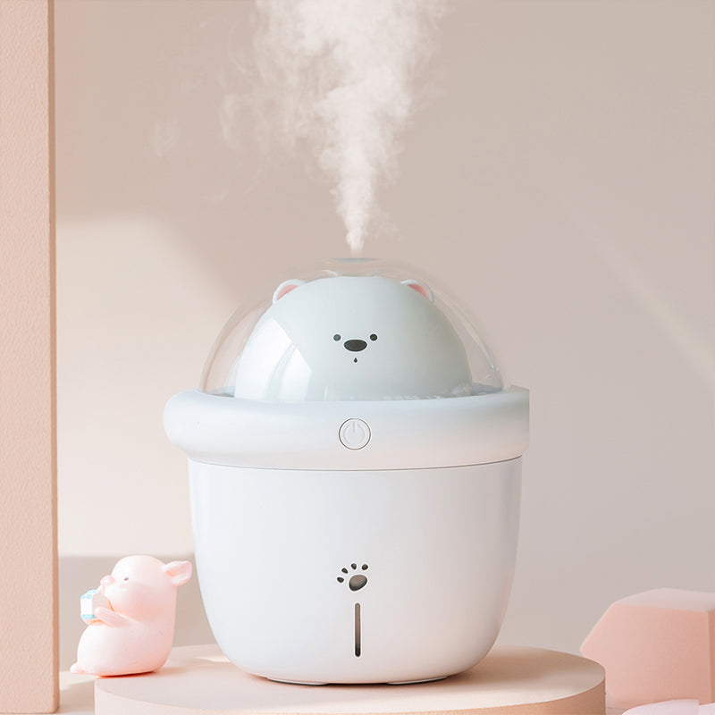 oriday humidificador, ideal para el dormitorio, imprescindible para habitaciones con aire acondicionado, pequeño, mini, lindo, recargable, portátil, silencioso, para coche