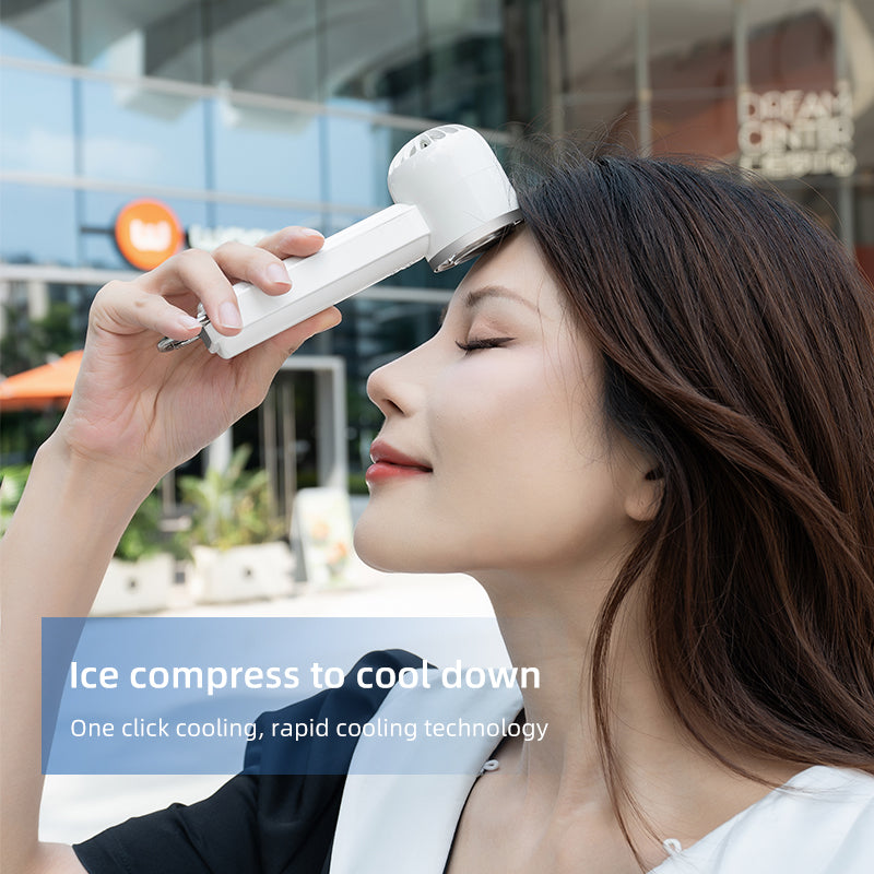 Ventilateur de refroidissement portable à main Oriday, turbo ultra-haute vitesse avec puissance de vent élevée, sans balai, rechargeable via USB — idéal pour l'extérieur, la maison, le bureau, le bureau ou les dortoirs étudiants. Marque Oriday