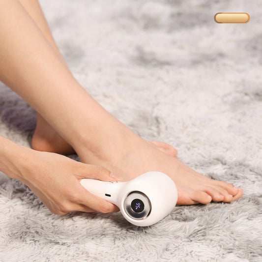 oriday 電動全自動足ケア器、死皮除去、吸引、洗浄可能、粗い研磨の足削り機、家庭用携帯型