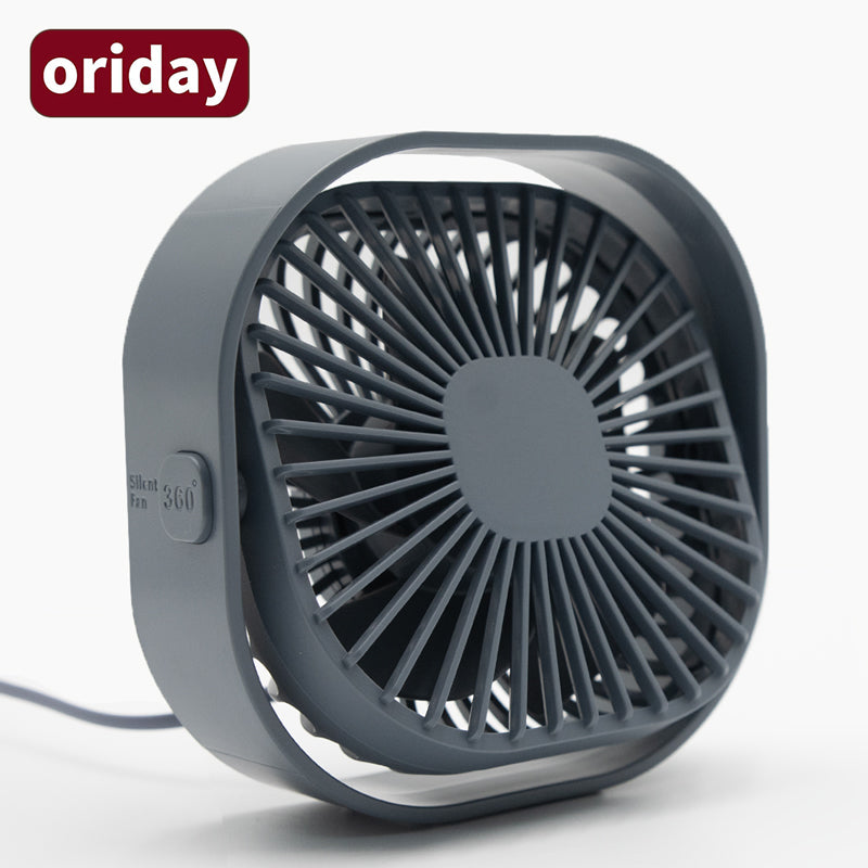Ventilador de escritorio pequeño USB con gran potencia de enfriamiento, silencioso, portátil, para uso en casa, oficina o dormitorio