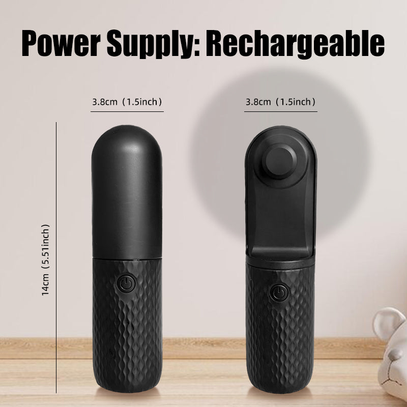 oriday ハンドヘルドミニファン 携帯用ポケットファン 学生向け小型充電式超静音USB折りたたみ式 超長時間バッテリー室内・屋外使用オフィス・寮用 東方良品