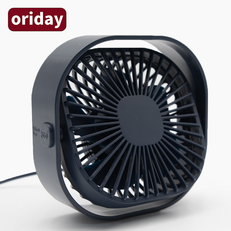 Ventilador de escritorio pequeño USB con gran potencia de enfriamiento, silencioso, portátil, para uso en casa, oficina o dormitorio