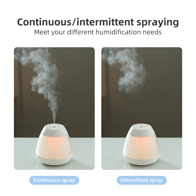 Oriday【Luftfuktarrekommendation 2025】Kreativ aromadiffusor i kottform|USB tyst befuktning・Flerfärgat ljus・Automatisk avstängning vid låg vattennivå|Perfekt för kontor och hem