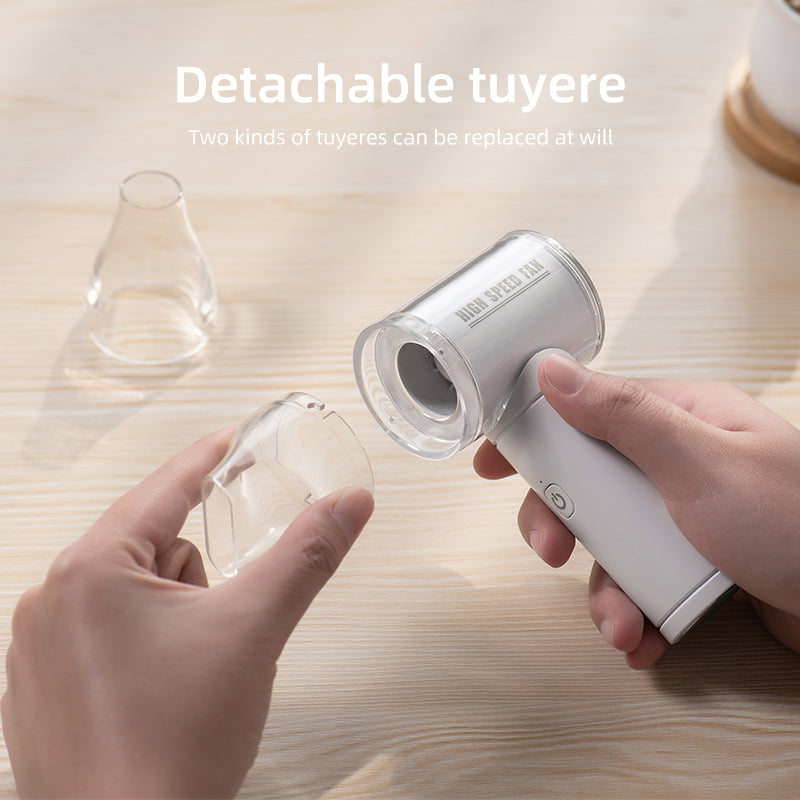 Oriday mini ventilateur portatif silencieux portable rechargeable refroidissement artefact turbine haute vitesse puissant moteur sans balais souffleuse à neige bureau à domicile bureau étudiant dortoir extérieur portable bons produits orientaux