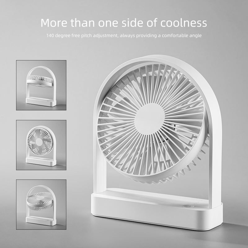 oridayポータブル静音デスクファン、オフィス、デスク、学生寮、ベッドサイド用USBファン、東洋風製品