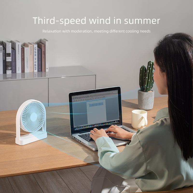 oridayポータブル静音デスクファン、オフィス、デスク、学生寮、ベッドサイド用USBファン、東洋風製品