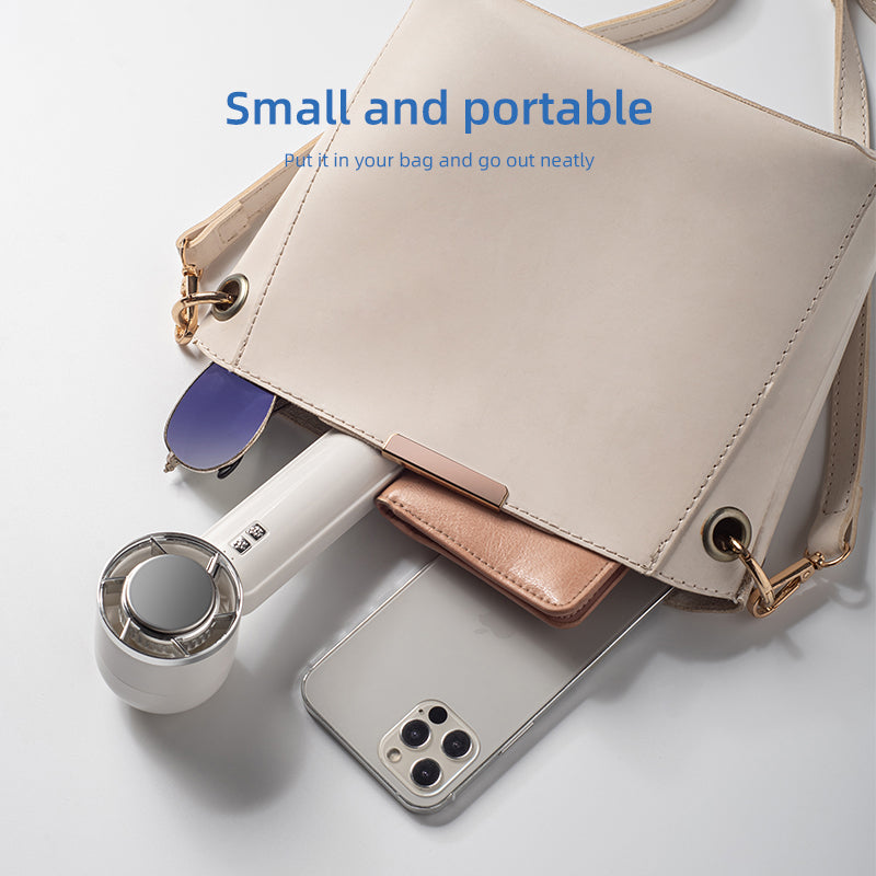 Ventilateur de refroidissement portable à main Oriday, turbo ultra-haute vitesse avec puissance de vent élevée, sans balai, rechargeable via USB — idéal pour l'extérieur, la maison, le bureau, le bureau ou les dortoirs étudiants. Marque Oriday