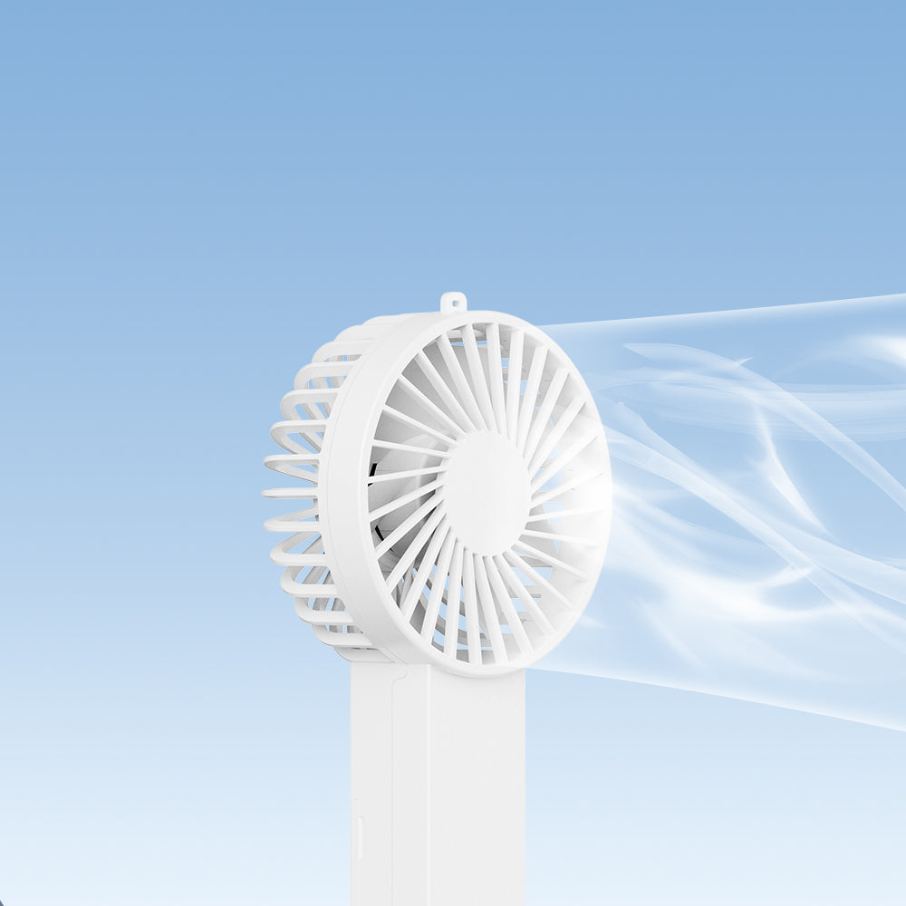 Oriday mini ruční ventilátor|Skládací přenosný ventilátor na USB nabíjení・Tichý s dlouhou výdrží・Vhodný pro studenty ve třídě / kanceláři / koleji