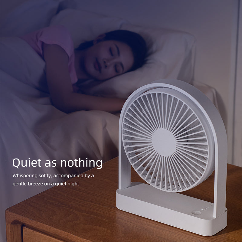 oridayポータブル静音デスクファン、オフィス、デスク、学生寮、ベッドサイド用USBファン、東洋風製品