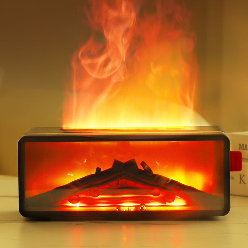 【炎アロマディフューザー|リアルな炎+高周波ミスト】Oriday七色ナイトライト・エッセンシャルオイルの香り・リモコンタイマー・水切れ自動停止保護・家庭用寝室向け(Oriday製)