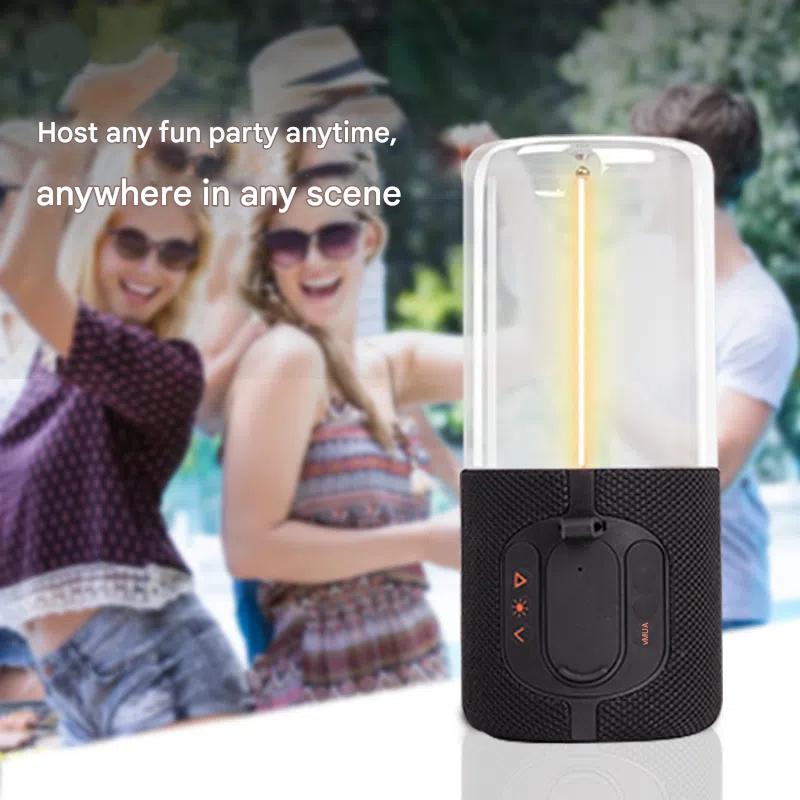 Bluetooth-колонка Oriday с магнитной левитирующей атмосферной лампой – музыкальная настольная лампа, уличная акустика, украшение для стола, подарок на день рождения, качественный восточный продукт