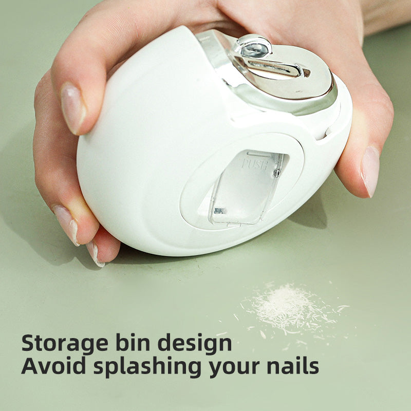 Oriday جهاز قص الأظافر التلقائي عالي الكفاءة - تصميم قص وشحذ متكامل، صقل دقيق بزاوية 360°، 3 سرعات | محرك هادئ مع تقليل الاهتزازات، يمكن قص الأظافر أثناء نوم الطفل | بطارية تدوم حتى 90 يومًا، شحن سريع عبر Type-C