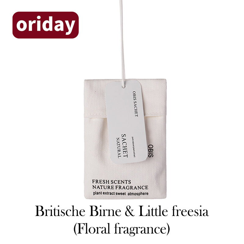 【En stock】Bolsita aromática multifuncional de larga duración|Para armario / maleta / coche|Desodorizante y antihumedad|Aroma fresco y natural