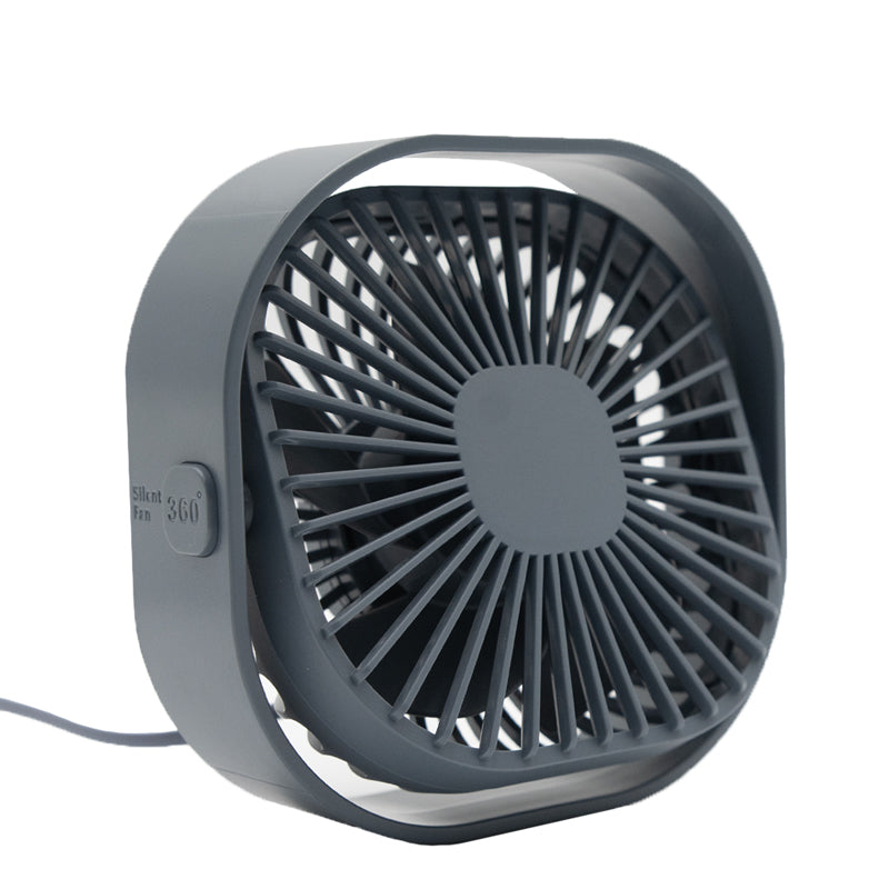 Ventilador de escritorio pequeño USB con gran potencia de enfriamiento, silencioso, portátil, para uso en casa, oficina o dormitorio