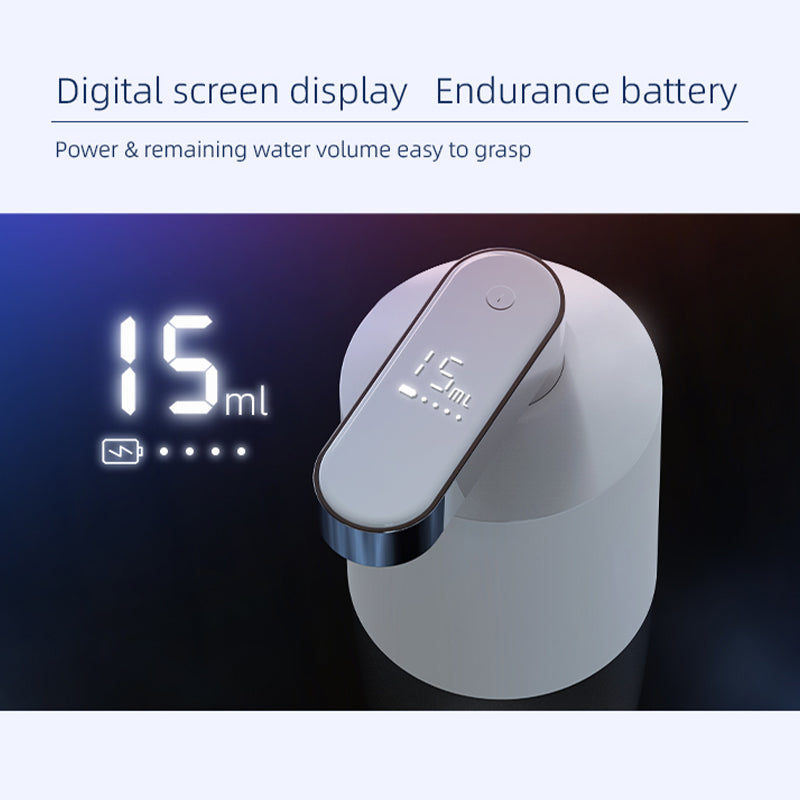 Distributeur de bain de bouche Oriday, capteur intelligent entièrement automatique, charge USB, batterie 1800mAh, portable, grande capacité, montage mural, design minimaliste, haut de gamme, pour un usage domestique, salon, chambre, bureau, cuisine.