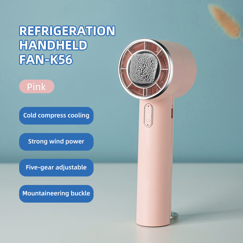 Ventilator mini portabil Oriday cu efect de răcire, silențios, cu tehnologie pe bază de semiconductori, reîncărcabil, model nou, ideal pentru studenți, cămine, birouri și mese – Oriental Liangpin