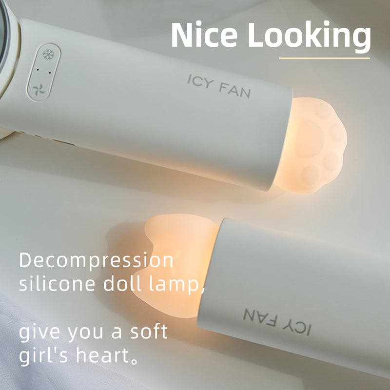 Oriday 冷却ハンドヘルドファン、大風力ターボミニ、持続可能なバッテリー、折りたたみ式USBポータブル、静音