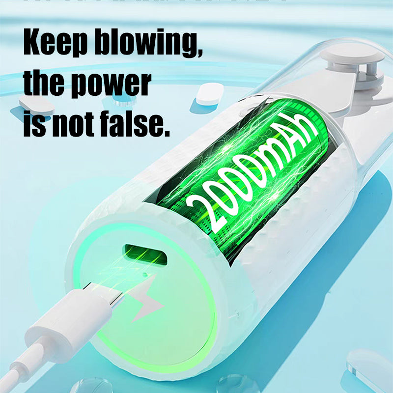 oriday ハンドヘルドミニファン 携帯用ポケットファン 学生向け小型充電式超静音USB折りたたみ式 超長時間バッテリー室内・屋外使用オフィス・寮用 東方良品