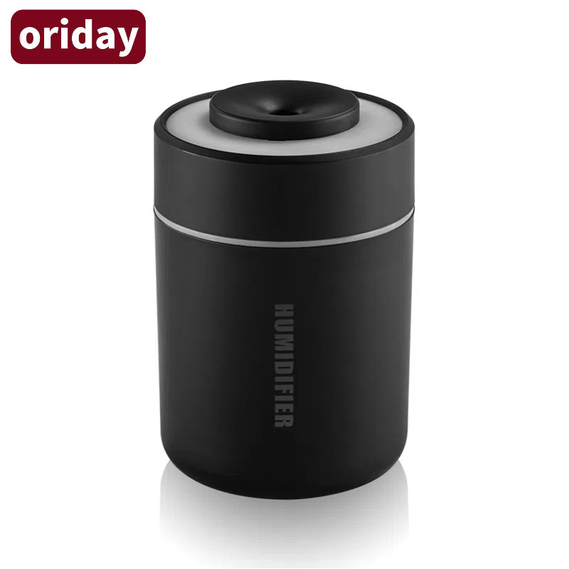 Humidifier USB Oriday | Kabut tebal dengan lampu suasana warna-warni | Hening untuk penggunaan di rumah, cocok untuk ibu hamil, bayi, dan kamar tidur | Hadiah ulang tahun yang sempurna