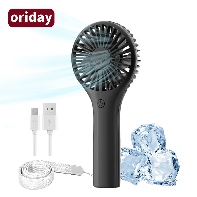 oriday Taşınabilir fan 2000mAh pil, uzun süre dayanıklı, sessiz, güçlü hava akışı, taşınabilir, kompakt, yurt, ofis, ev kullanımı
