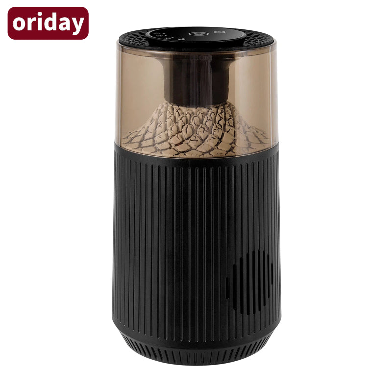 Difusor aromático inteligente para coche Oriday con sensor, carga Type-C, uso en múltiples escenarios, luz ambiental, fragancia premium, accesorio interior para portavasos
