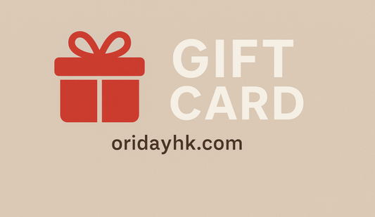 oridayhk.com บัตรของขวัญแบบทั่วไป