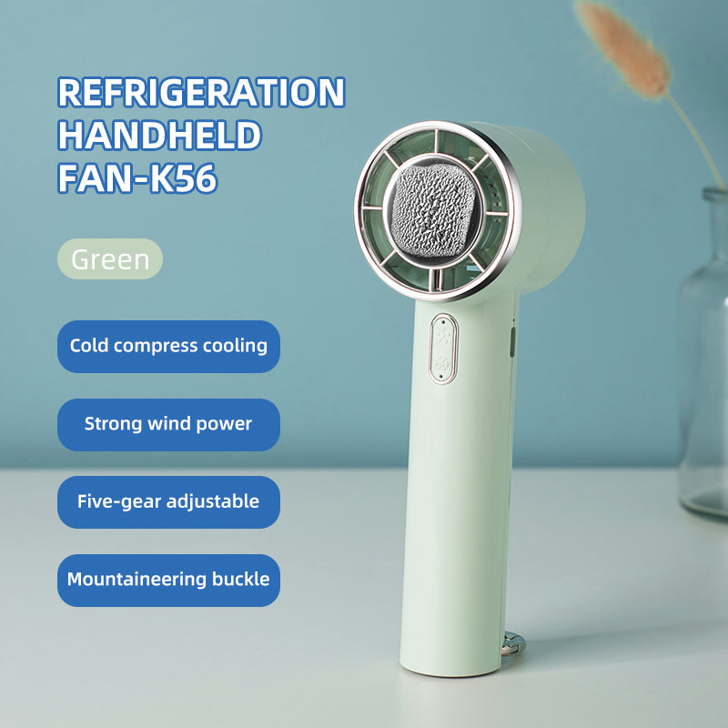 Ventilator mini portabil Oriday cu efect de răcire, silențios, cu tehnologie pe bază de semiconductori, reîncărcabil, model nou, ideal pentru studenți, cămine, birouri și mese – Oriental Liangpin
