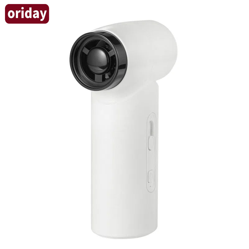 Nuevo modelo 2025: ventilador turbo de alta velocidad con carga USB, secador de pelo mini portátil, inflador, aspiradora y soplador de fuego, ideal para el hogar, camping y viajes. De Oriental Prime.