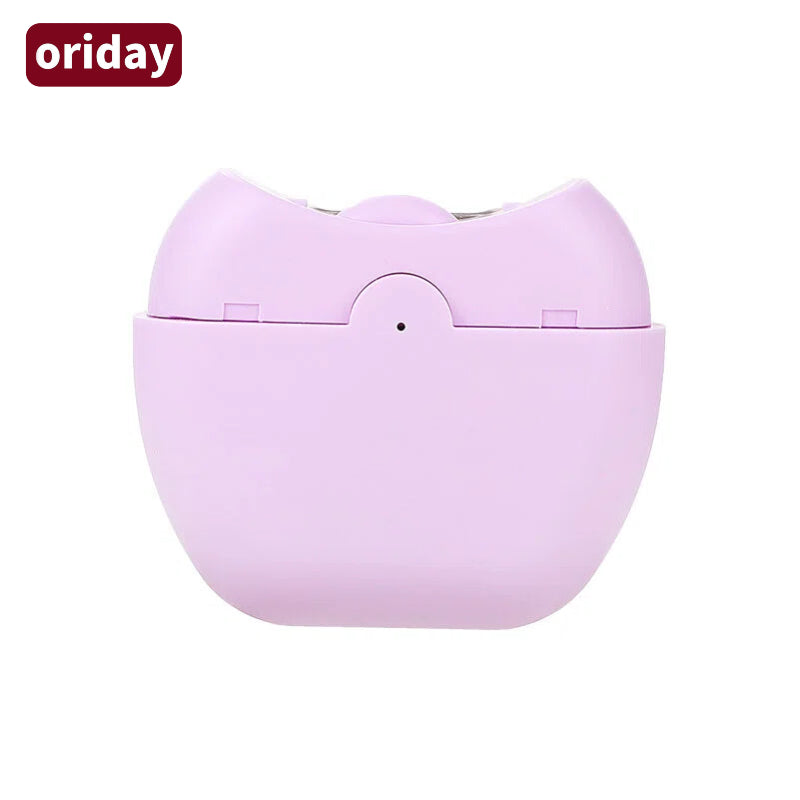 Oriday جهاز قص الأظافر الكهربائي ومبرد الأظافر - تصميم قص ومبرد مدمج، رأس سكين من السبائك & حماية ثلاثية الأمان | تصميم هادئ ومقاوم للاهتزاز، يمكن قص الأظافر أثناء نوم الطفل | تخزين في الجزء الخلفي & مساعدة بالإضاءة