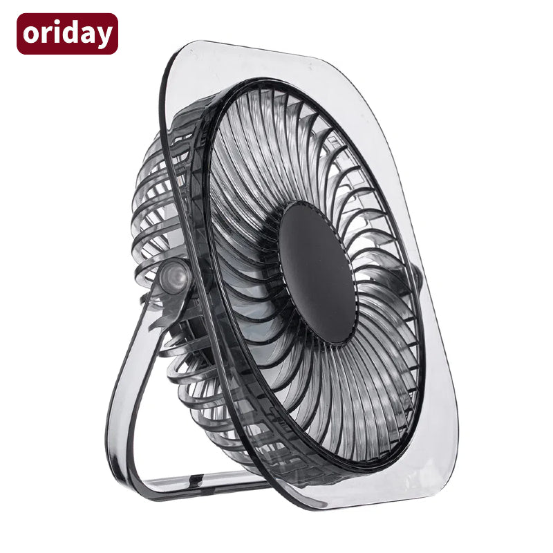 Kipas Meja Mini Telus Baharu 2025 – Boleh lipat, senyap, ultra nipis, dengan lampu malam berbentuk kipas. Sesuai untuk rumah, bilik tidur, asrama pelajar dan meja pejabat. Oleh Oriday.