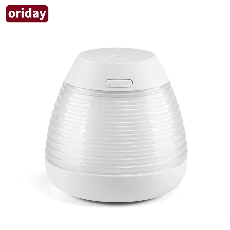 Oriday【Rekomendasi Humidifier 2025】Aroma diffuser kreatif berbentuk biji pinus|Humidifikasi hening USB・Lampu warna-warni・Mati otomatis saat air habis|Cocok untuk kantor dan rumah