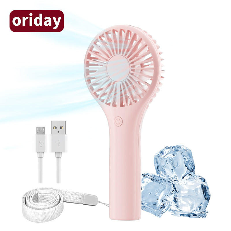 oriday Taşınabilir fan 2000mAh pil, uzun süre dayanıklı, sessiz, güçlü hava akışı, taşınabilir, kompakt, yurt, ofis, ev kullanımı