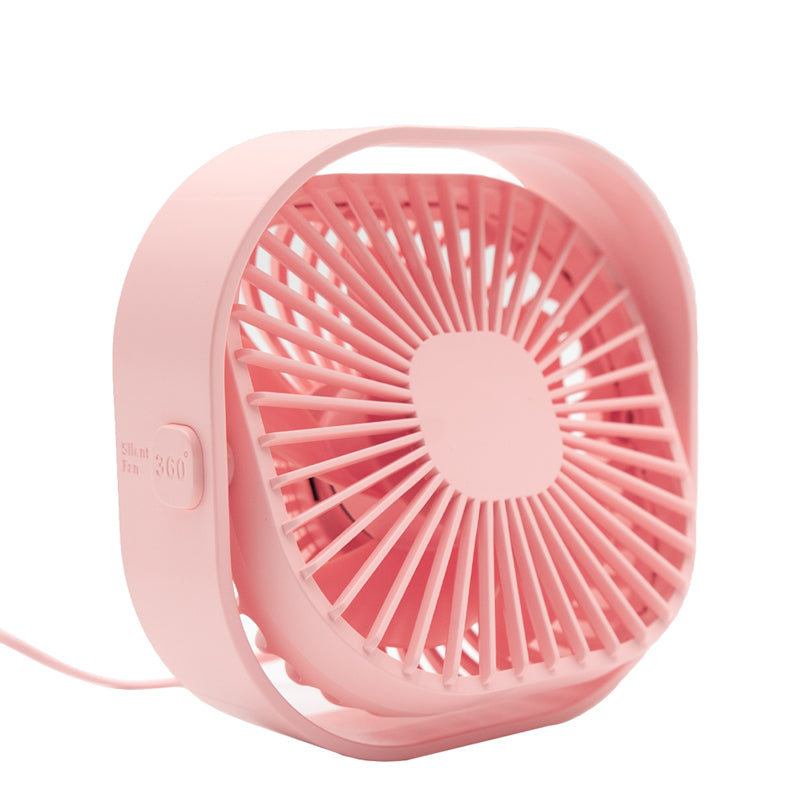 Ventilador de escritorio pequeño USB con gran potencia de enfriamiento, silencioso, portátil, para uso en casa, oficina o dormitorio