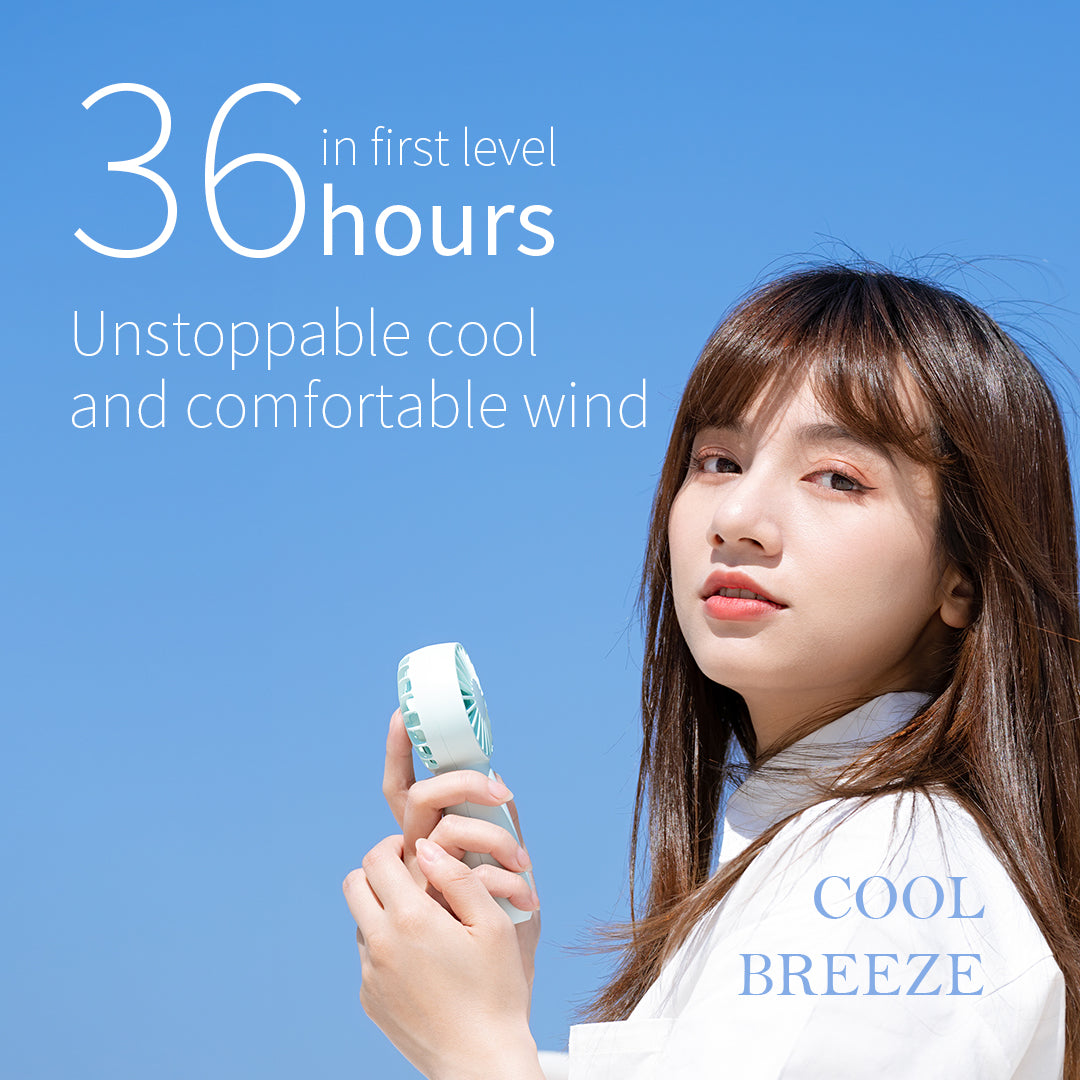 【Oriday Handheld Fan】USB Rechargeable Portable Mini Fan|Powerful Brushless Motor|Ultra Quiet with Long Battery Life – The Ultimate Cooling Gadget